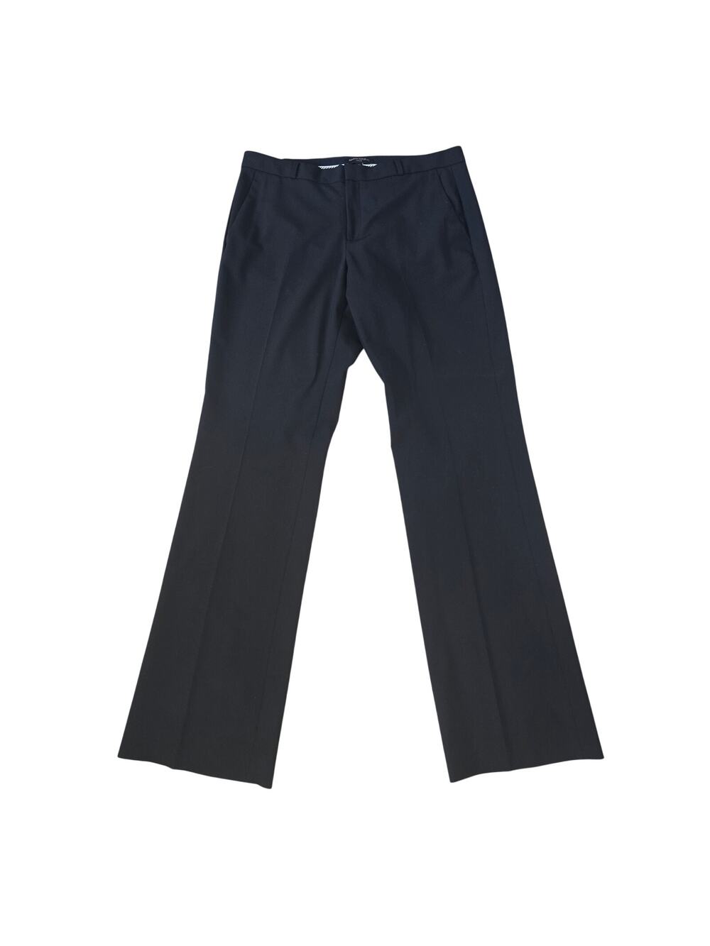 Banana Republic Logan Wool Blend Black Trouser Pants Size: 12L